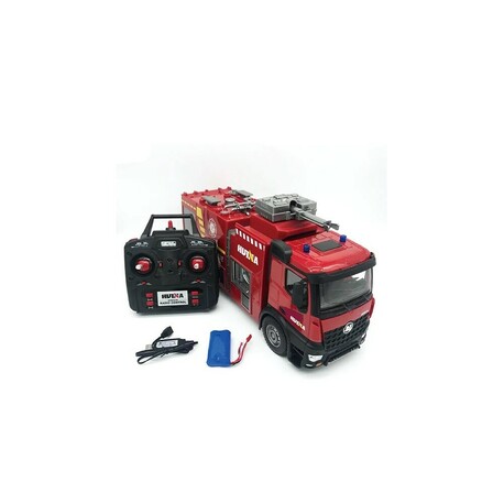 Huina RC fire truck Mercedes-Benz Arocs with working sprayer 1:14