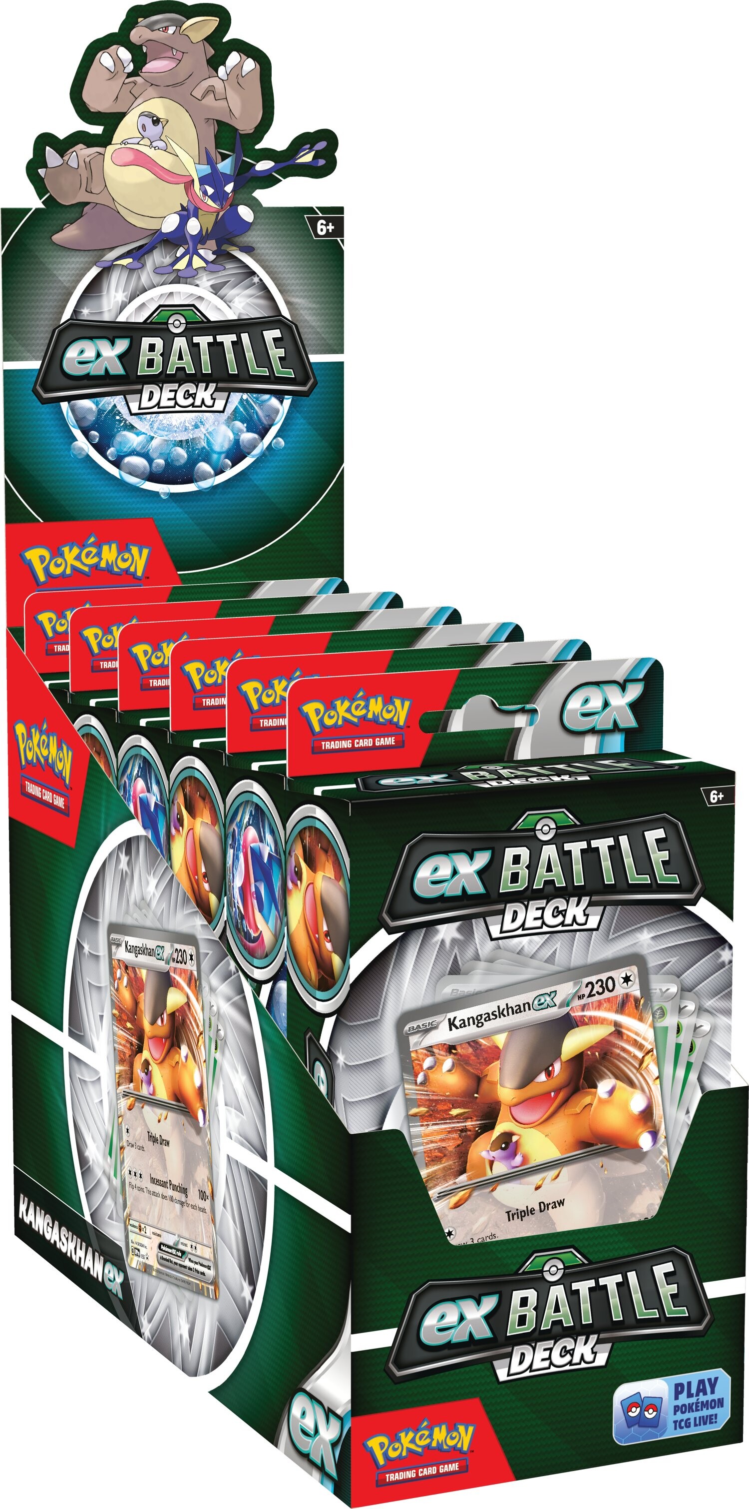 Pokémon Company Pokémon TCG: ex Battle Deck - Kangaskhan & Greninja - PCI85263 - expresní doprava