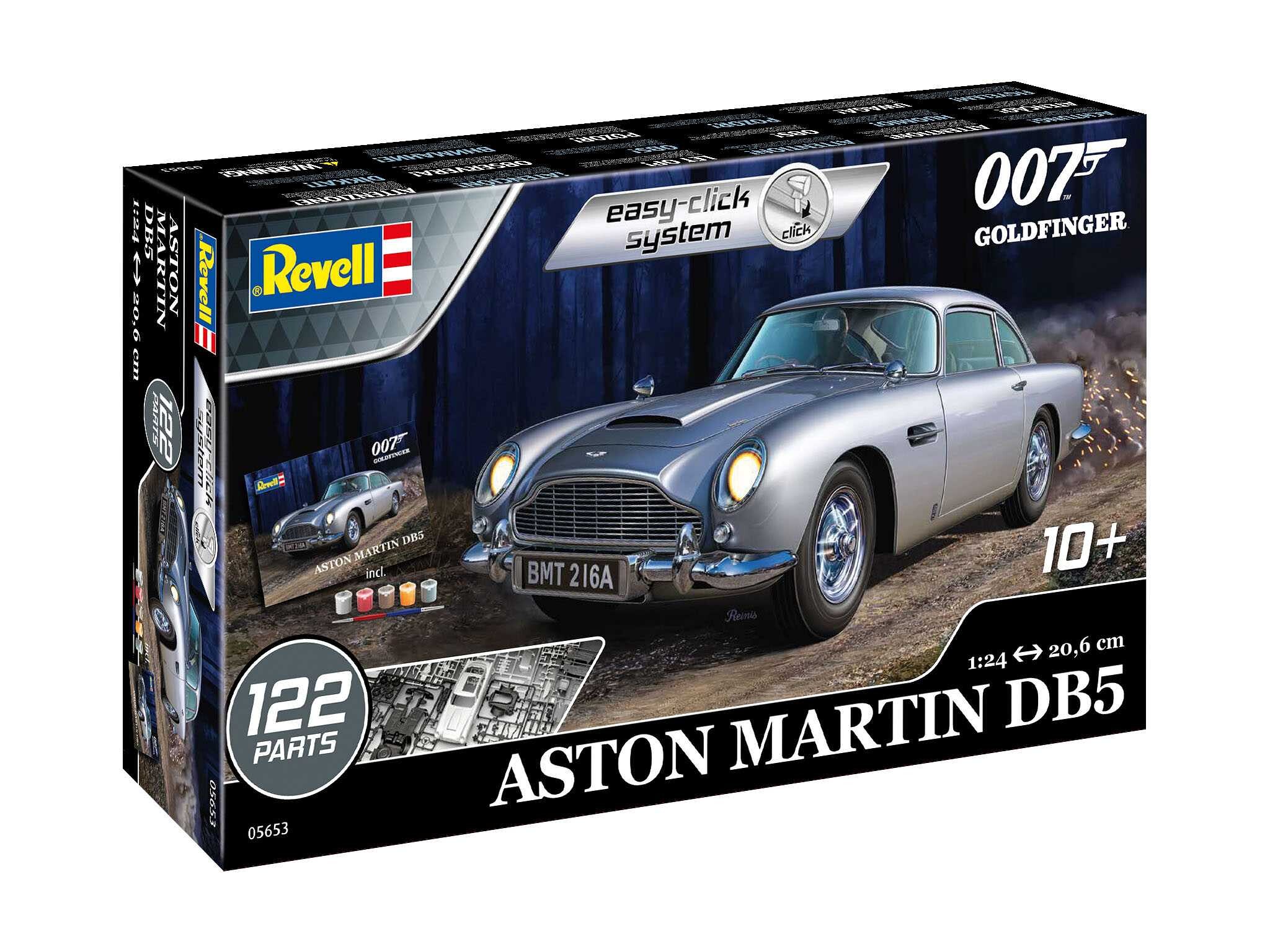 Revell EasyClick ModelSet James Bond 05653 - "Goldfinger" Aston Martin DB5 (1:24) - 18-05653 - expresní doprava