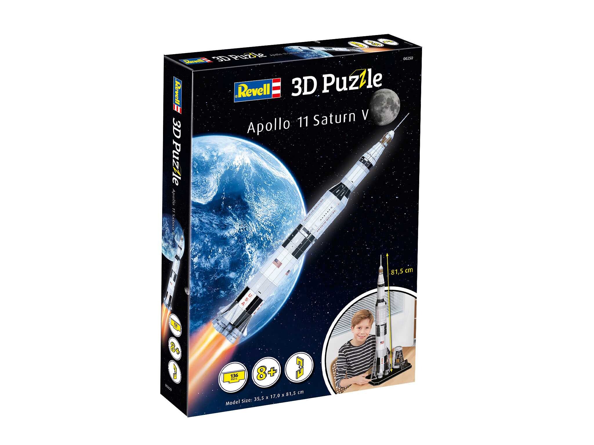 3D Puzzle REVELL 00250 - Apollo 11 Saturn V - 18-00250 - expresní doprava