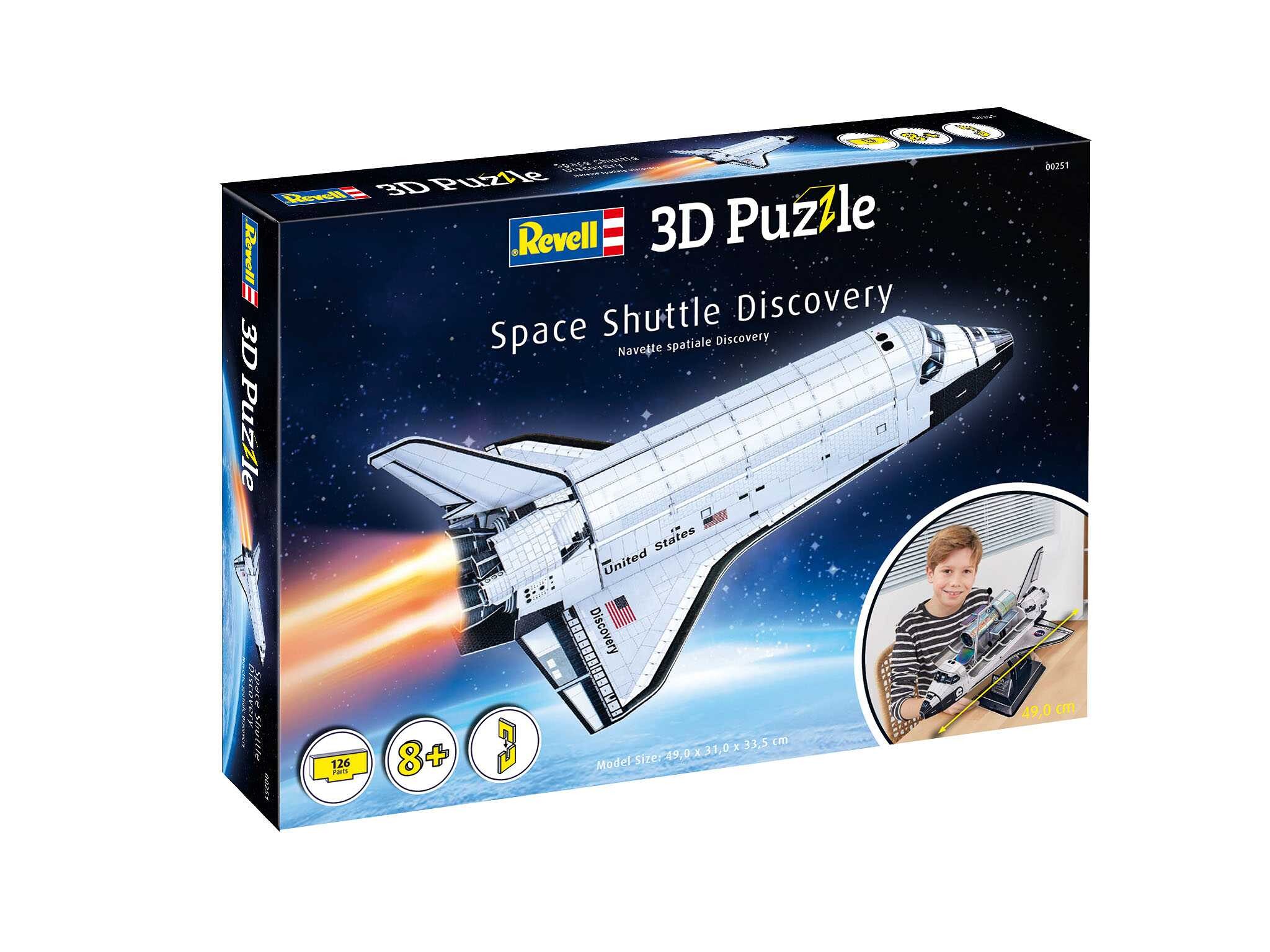 3D Puzzle REVELL 00251 - Space Shuttle Discovery - 18-00251 - expresní doprava