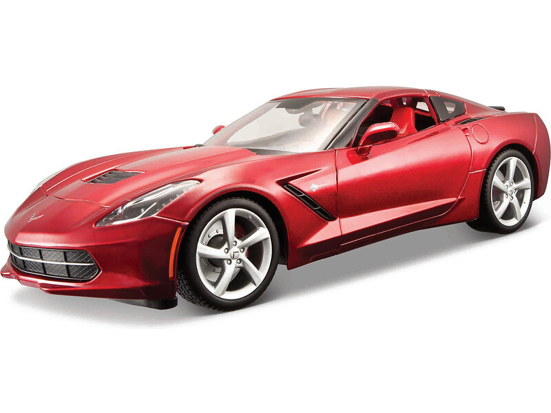 Maisto Corvette Stingray 2014 1:18 červená metalíza - MA-31182R - expresní doprava