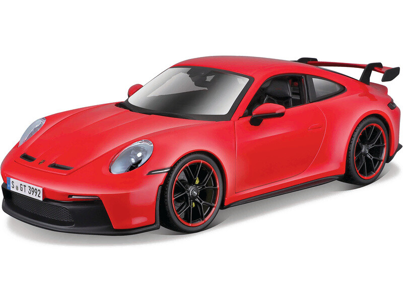 Maisto Porsche 911 GT3 2022 1:18 červená - MA-31458R - expresní doprava