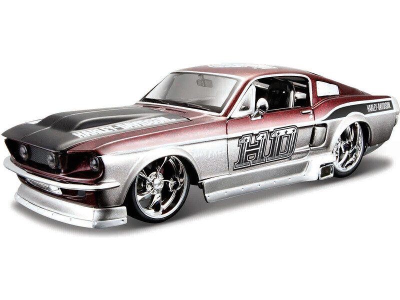 Maisto Harley-Davidson Custom - Ford Mustang GT 1967 1:24 - MA-32168 - expresní doprava