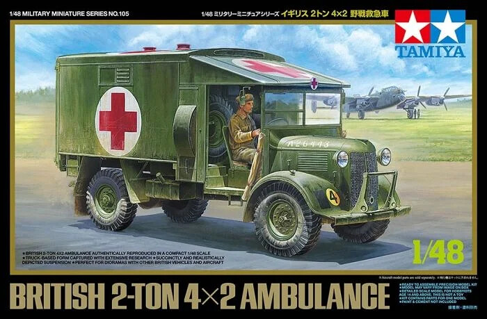 1:48 Tamiya 32605 British 2t 4x2 Ambulance 1/48 - 108/32605 - expresní doprava