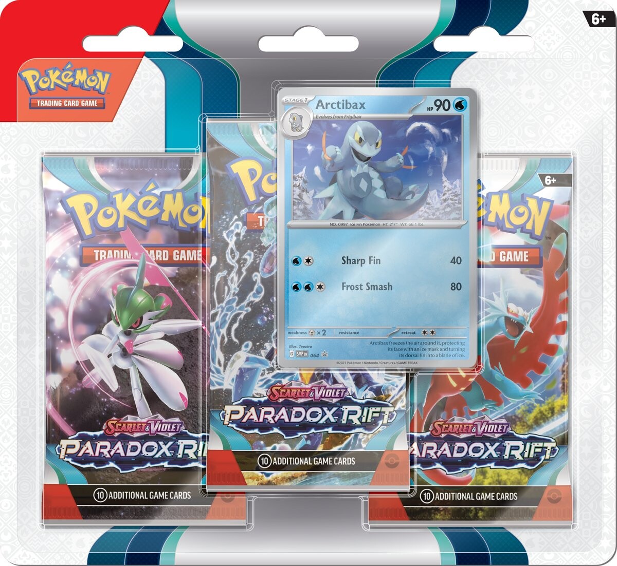 Pokémon Company Pokémon TCG: SV04 Paradox Rift - 3 Blister Booster - PCI85403 - expresní doprava