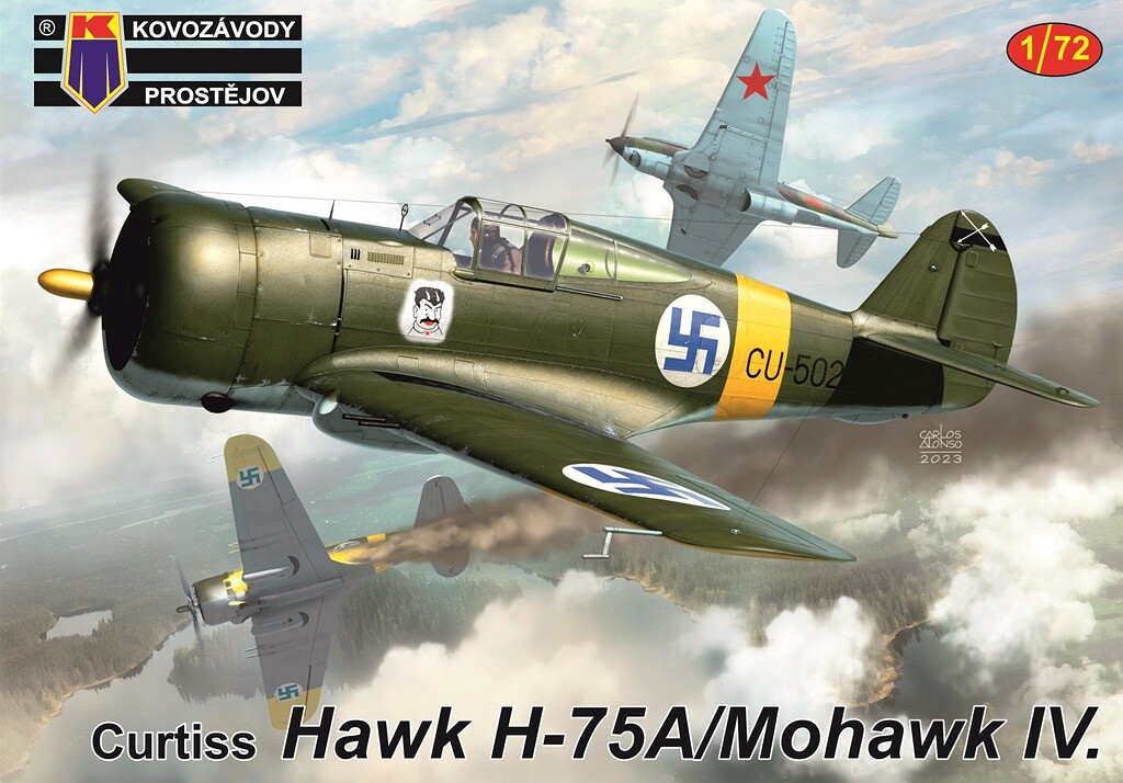 1:72 Kovozávody KPM420 Curtiss Hawk H-75A/Mohawk IV. 1/72 - 141/KPM420 - expresní doprava