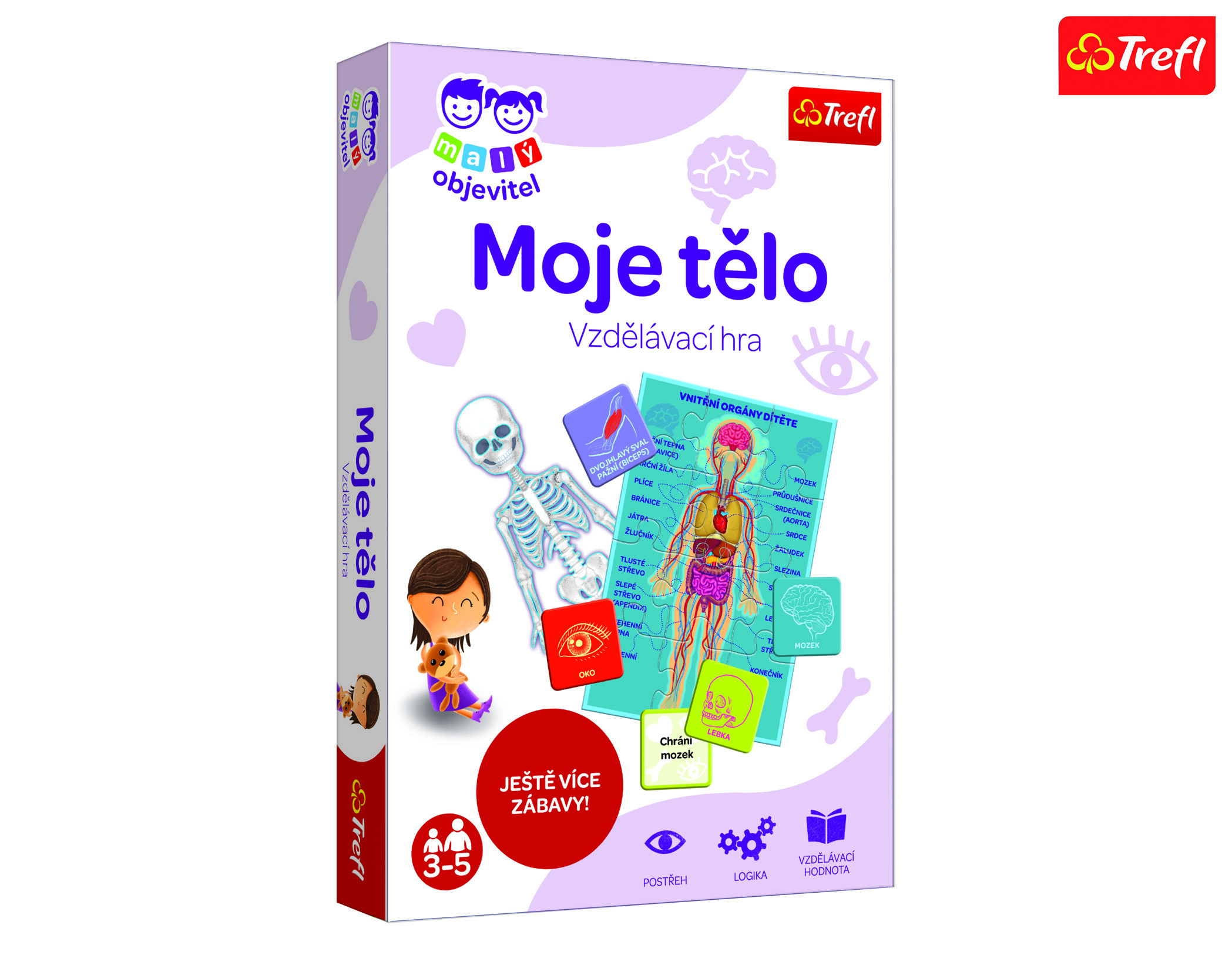 Trefl Malý objevitel: Moje tělo - W035753 - expresní doprava