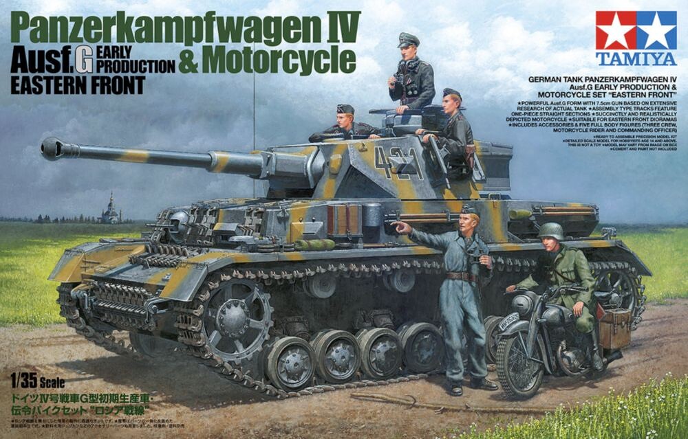 1:35 Tamiya 25209 Pz.IV.G & Motorcycle EF 1/35 - 108/25209 - expresní doprava