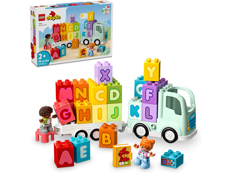 LEGO DUPLO - Náklaďák s abecedou - LEGO10421 - expresní doprava