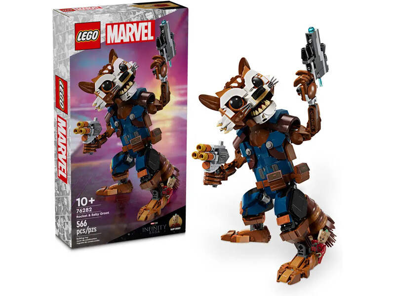 LEGO Marvel - Rocket a malý Groot - LEGO76282 - expresní doprava