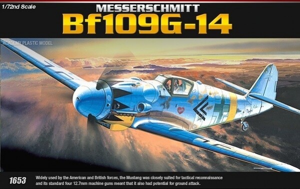 1:72 Academy 12454 Bf 109G-14 - 101/12454 - expresní doprava