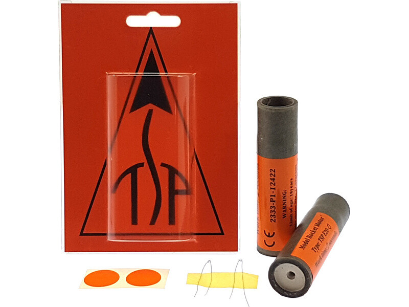 TSP raketový motor E12-6 (2ks) - TE-1216 - expresní doprava