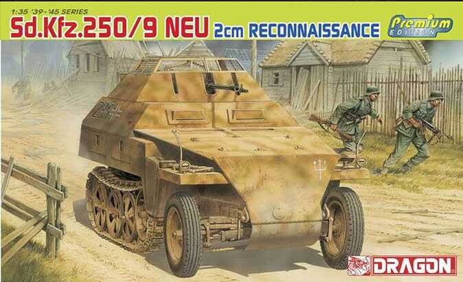 DRAGON Model Kit military 6316 - Sd.Kfz.250/9 2cm RECONNAISSANCE (PREMIUM EDITION) (1:35) - 34-6316 - expresní doprava