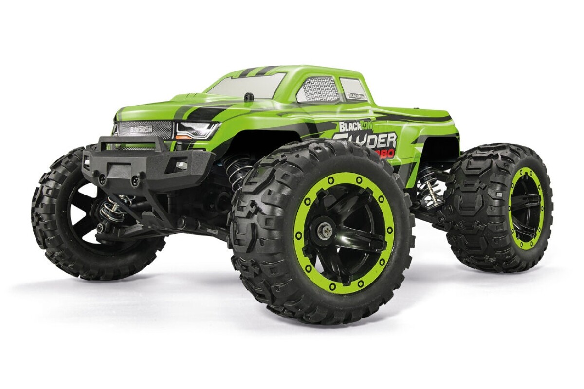 BlackZon Slyder MT Turbo Brushless Monster Truck 1/16 RTR - Zelený - HPI540200 - expresní doprava