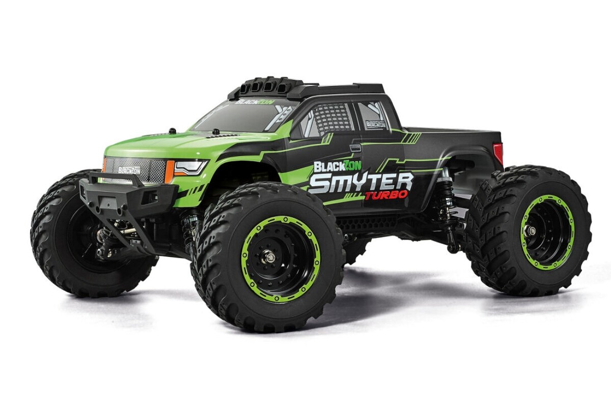 BlackZon Smyter MT Turbo 3S Brushless 1/12 4WD Monster Truck - Zelený - HPI540230 - expresní doprava