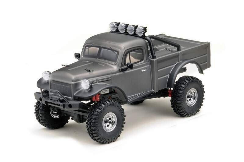 Absima Mini Crawler Power Wagon 1:18 RTR - šedý - 18022 - expresní doprava