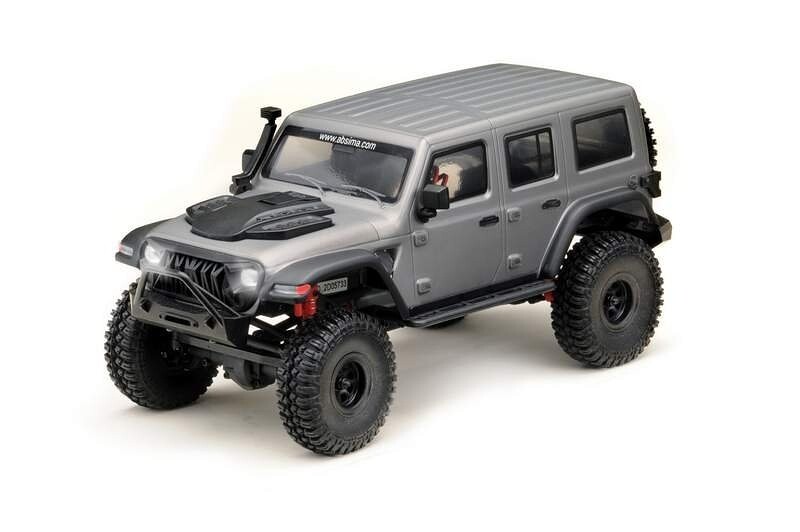 Absima Mini Crawler Wrangler 1:18 RTR - šedý - 18025 - expresní doprava