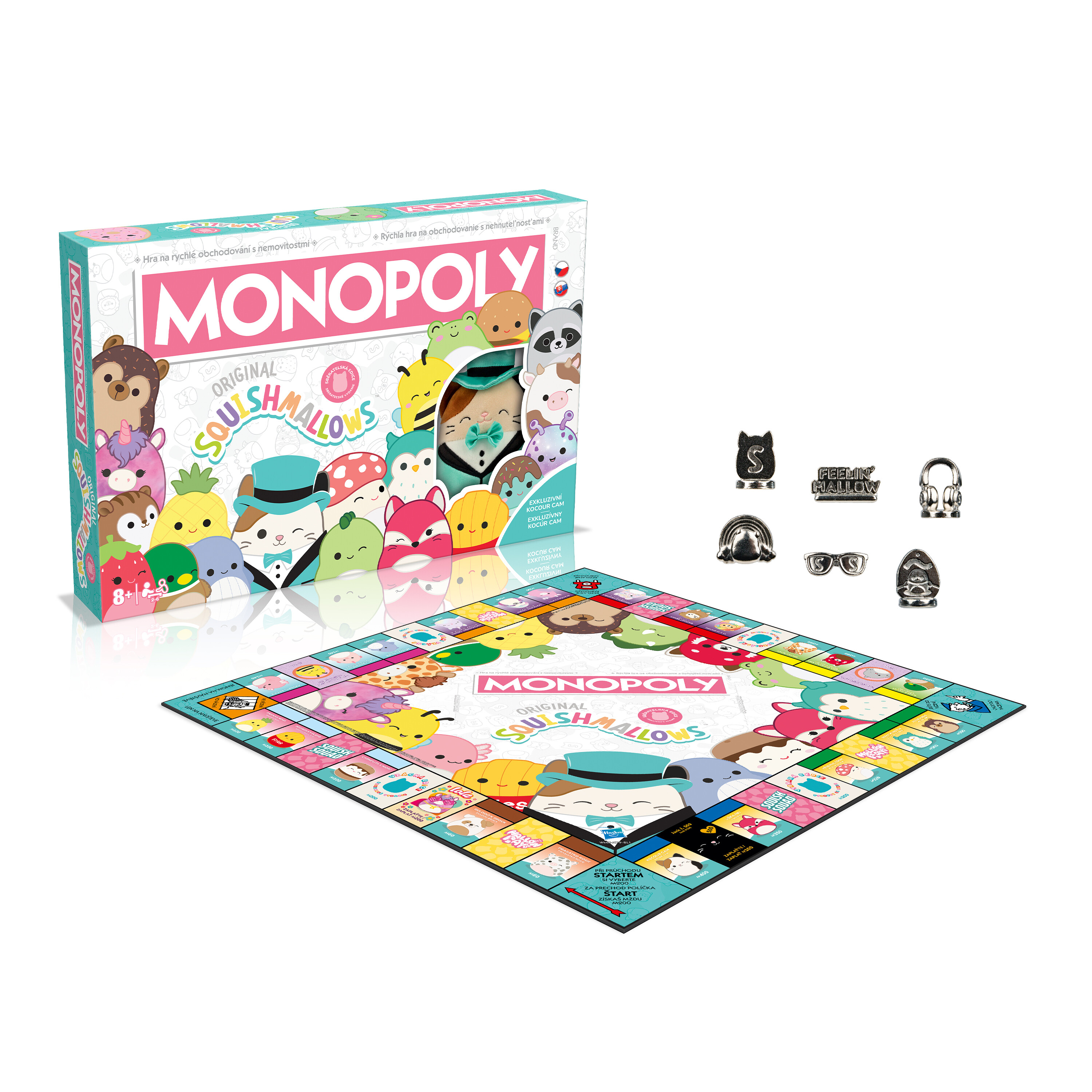 Winning Moves MONOPOLY Squishmallows CZ/SK - W033385 - expresní doprava