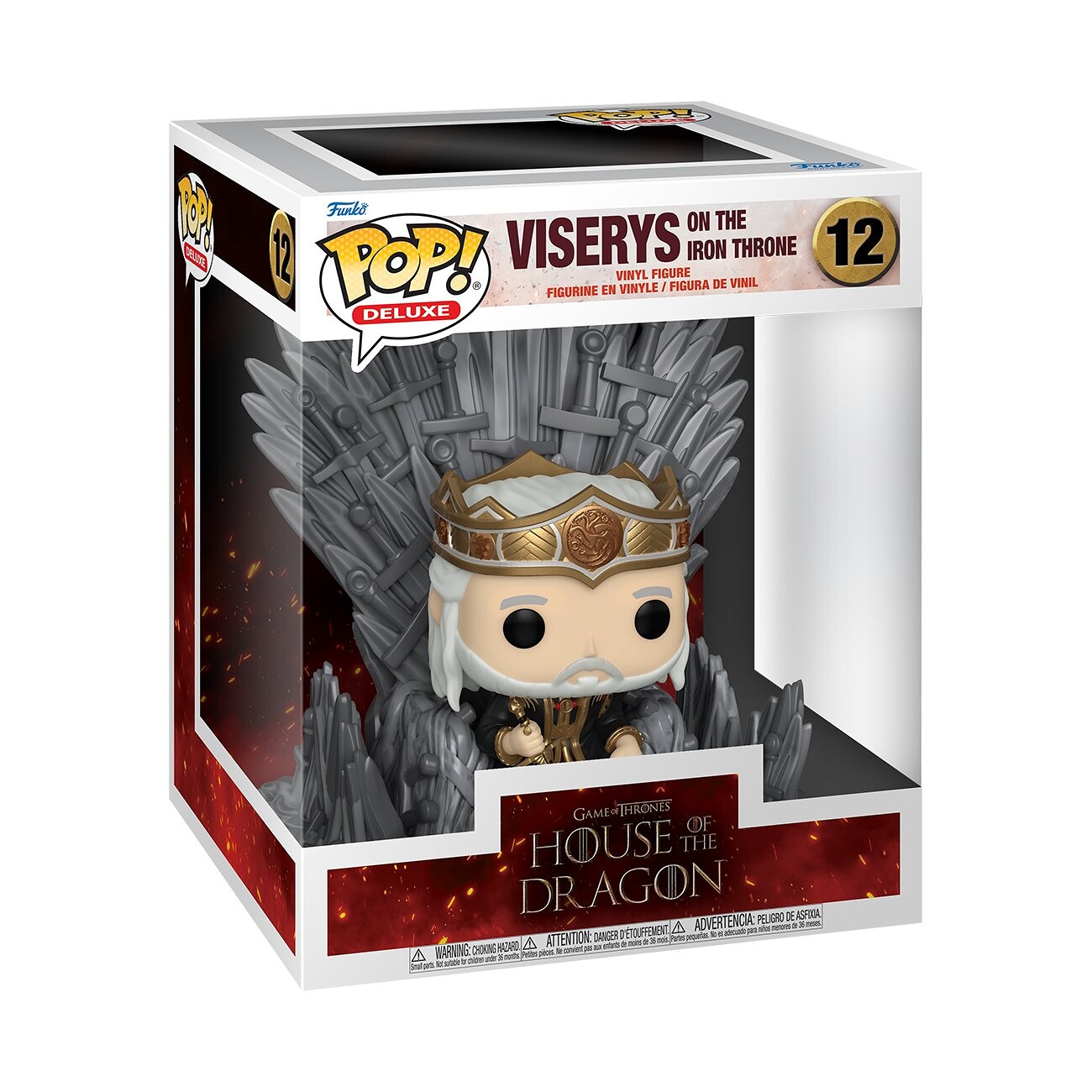 Funko POP DLX: HotD S2- Viserys on Throne - FK76470 - expresní doprava