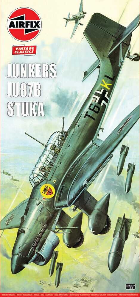 Airfix Classic Kit VINTAGE letadlo A18002V - Junkers Ju87B Stuka (1:24) - 30-A18002V - expresní doprava