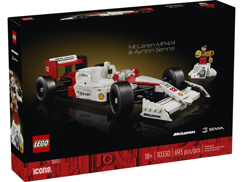 LEGO Icons - McLaren MP4/4 a Ayrton Senna - LEGO10330 - expresní doprava