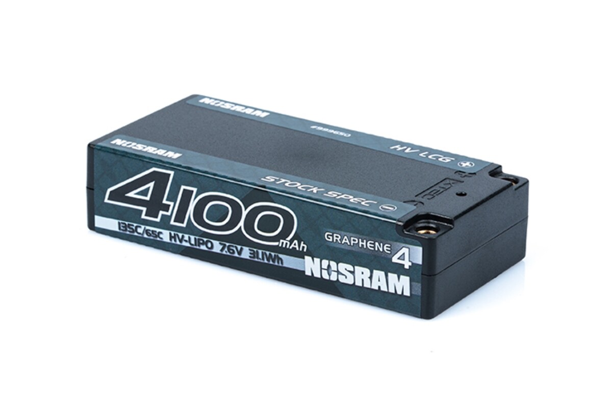 HV LCG Stock Spec Shorty GRAPHENA-4 4100mAh Hardcase Akku - 7.6V LiPo - 135C/65C [N999650]