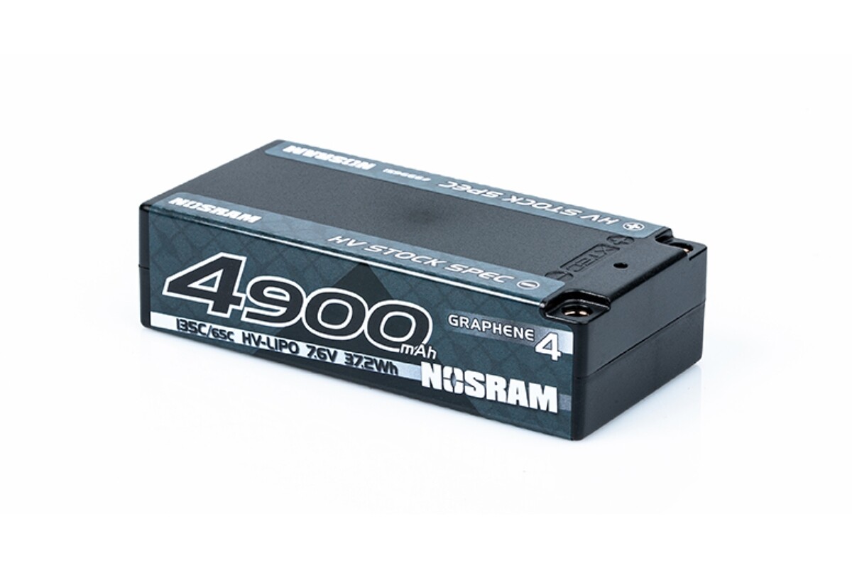 HV Stock Spec Shorty GRAPHENA-4 4900mAh Hardcase Akku - 7.6V LiPo - 135C/65C [N999651]