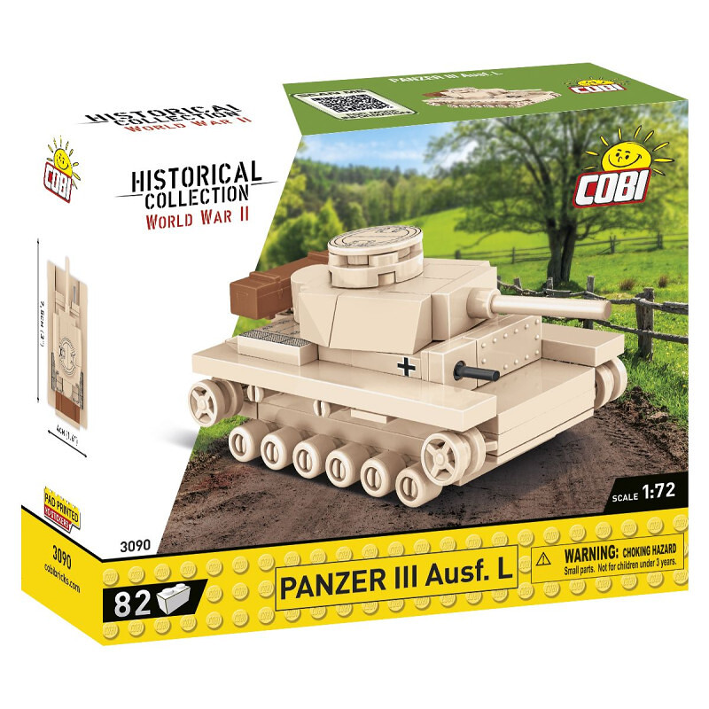 COBI II WW Panzer III Ausf L, 1:72, 82 k - COBI-3090 - expresní doprava