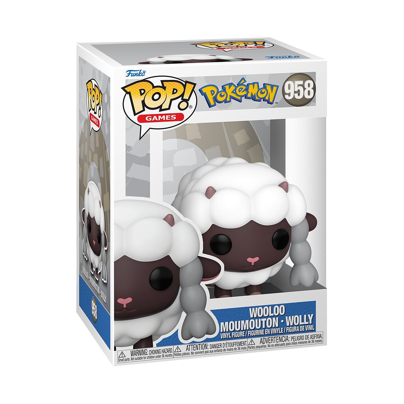 Funko POP Games: Pokemon S14 - Wooloo(EMEA) - FK70978 - expresní doprava