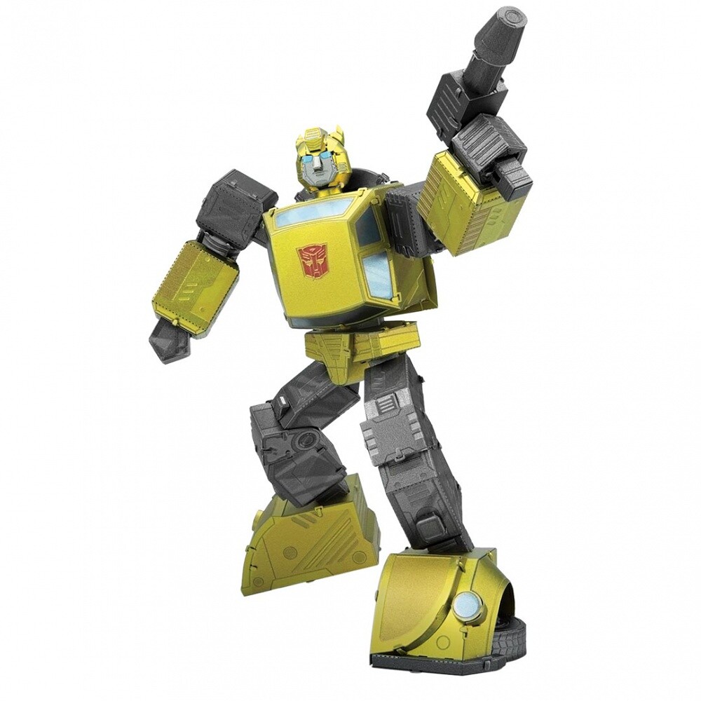 Metal Earth Luxusní ocelová stavebnice Transformers Bumblebee, barevná - 502673 - expresní doprava