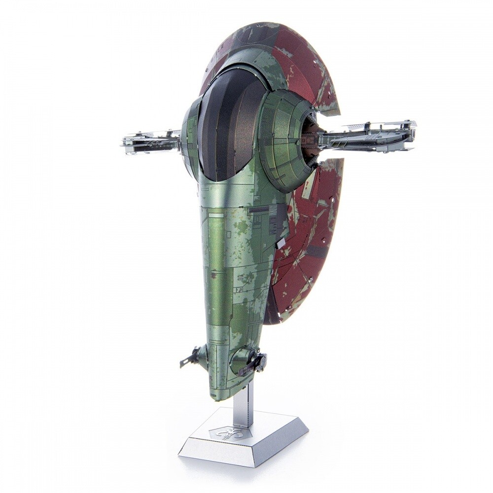 Metal Earth Luxusní ocelová stavebnice Star Wars Mandalorian - Hvězdná stíhačka Boba Fetta - 502946 - expresní doprava