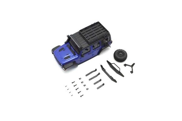 Bodyshell Jeep Wrangler Rubicon Mini-Z 4X4 MX01 M. Blue K.MXB08MB