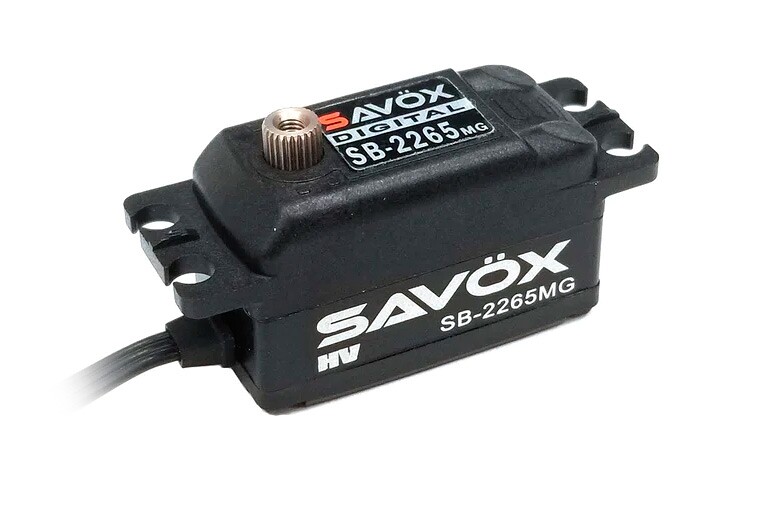 SAVOX SB-2265MG BRUSHLESS HiVolt digitální servo - LOW PROFILE (17kg-0,07s/60°) - SAVOX-SB2265MG - expresní doprava