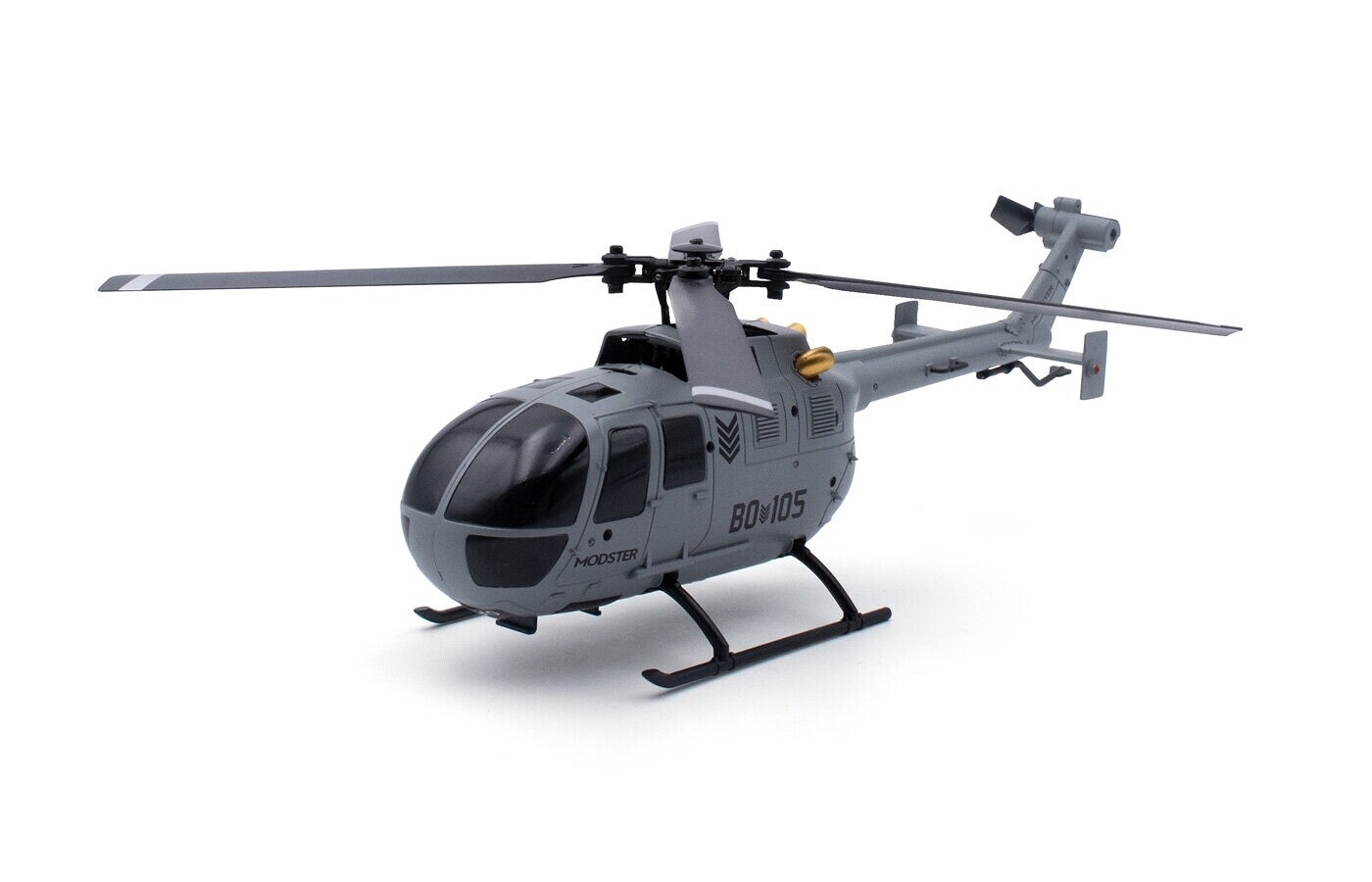 MODSTER BO-105 FLYBARLESS ELECTRIC HELICOPTER RTF MD11385