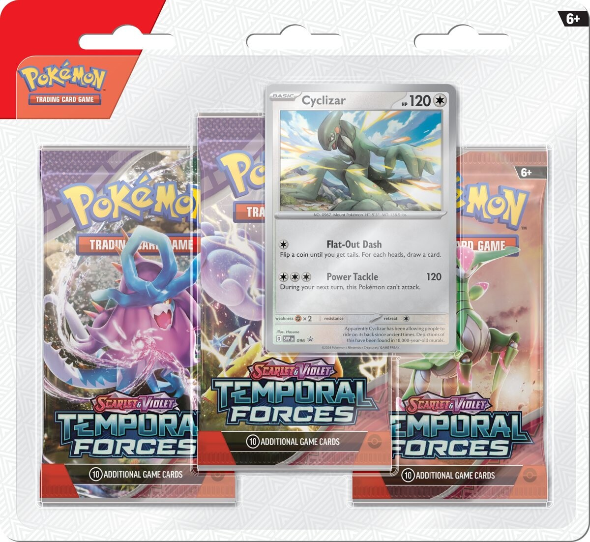 Pokémon Company Pokémon TCG: SV05 Temporal Forces - 3 Blister Booster - PCI85646 - expresní doprava