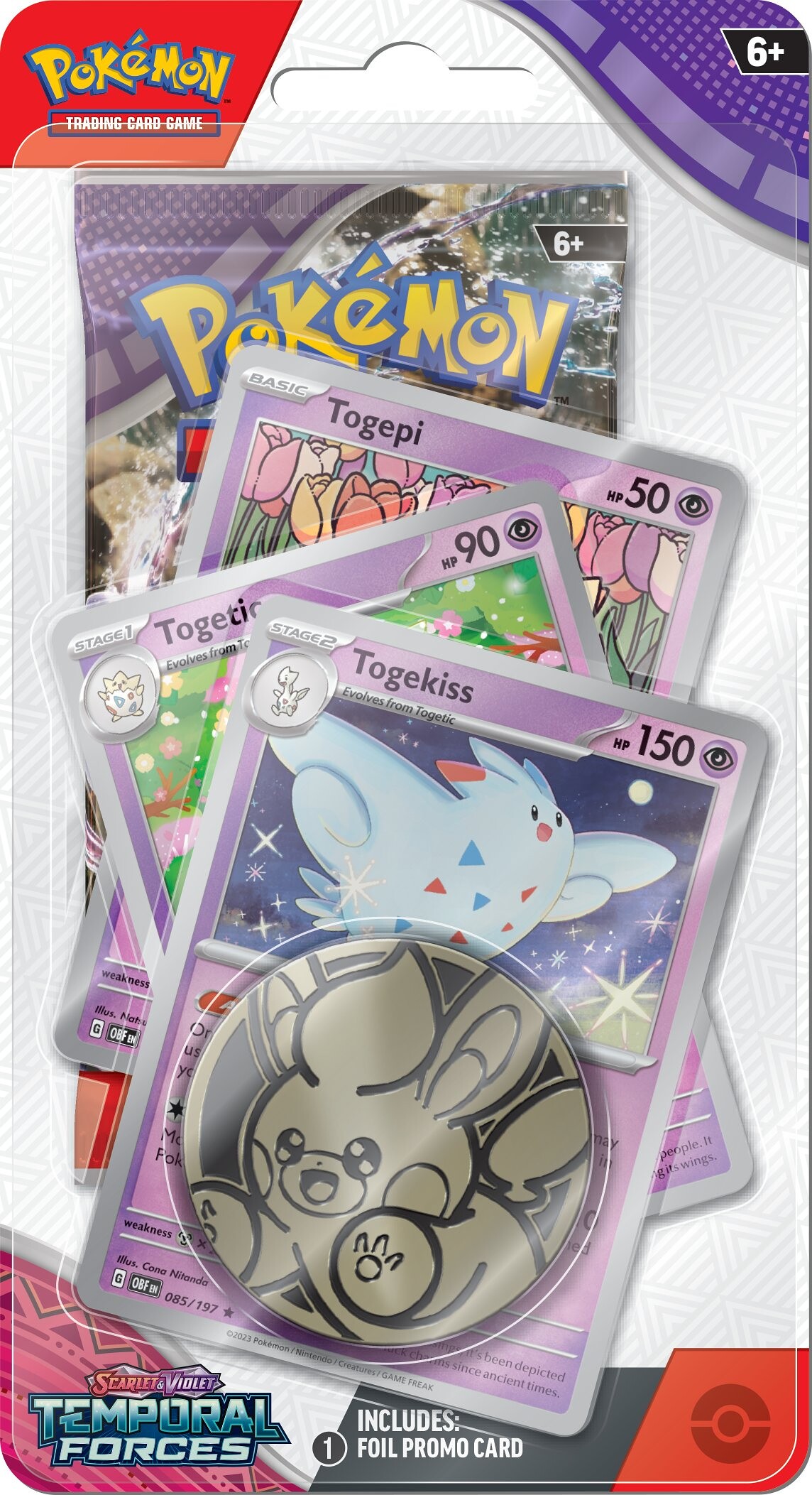 Pokémon Company Pokémon TCG: SV05 Temporal Forces - Premium Checklane Blister - PCI85654 - expresní doprava