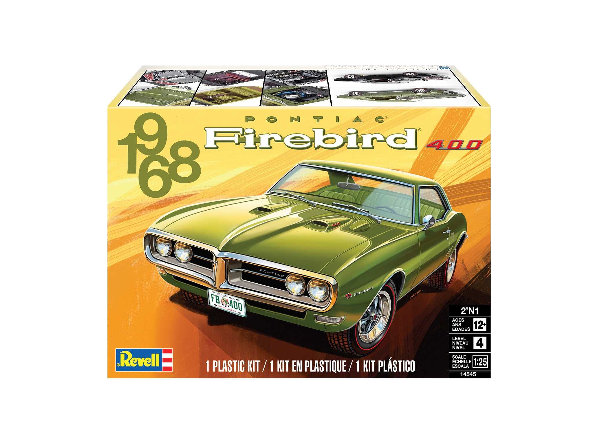 Plastic ModelKit MONOGRAM auto 4545 - 68 Firebird (1:25) - 85-4545 - expresní doprava