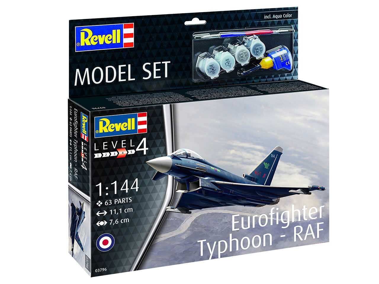 ModelSet letadlo 63796 - Eurofighter Typhoon - RAF (1:144) - 18-63796 - expresní doprava