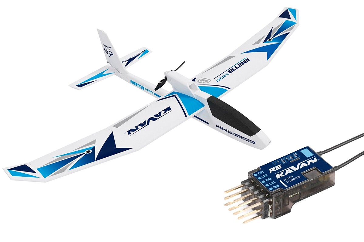 KAVAN Beta 1400 ARF - modrá, s R6 Rx - KAV02.8084C - expresní doprava