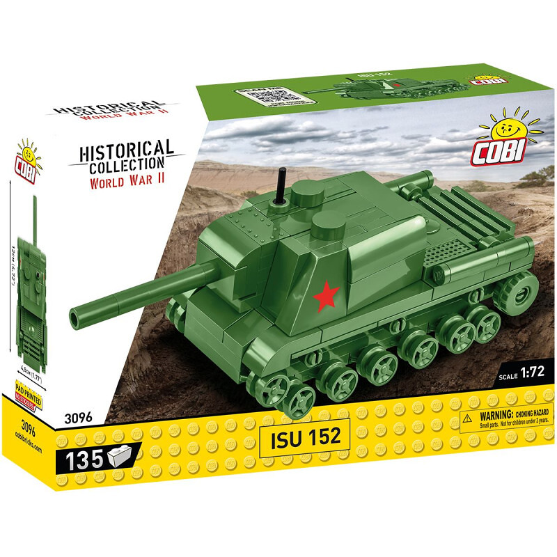 COBI II WW ISU 152, 1:72, 135 k - COBI-3096 - expresní doprava