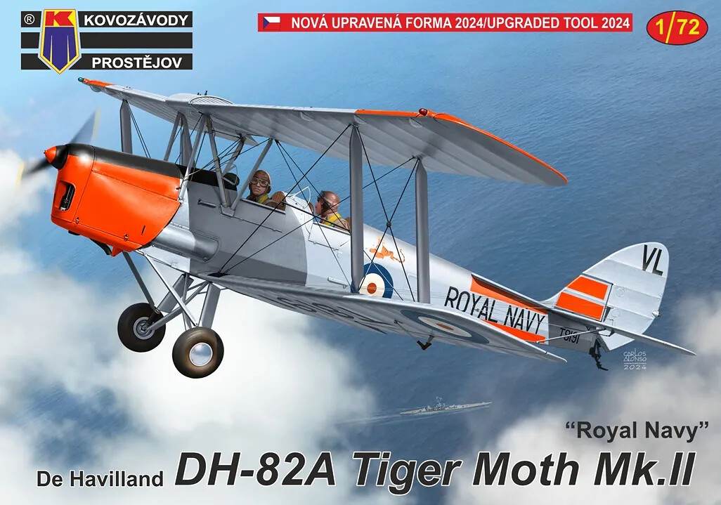 1:72 Kovozávody KPM443 DH-82A Tiger Moth Mk.II"Royal Navy" - 141/KPM443 - expresní doprava