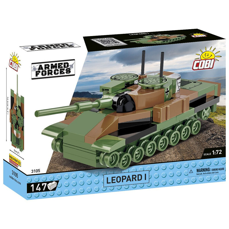 Cobi 3105 Armed Forces Leopard I, 1:72, 147 k - COBI-3105 - expresní doprava