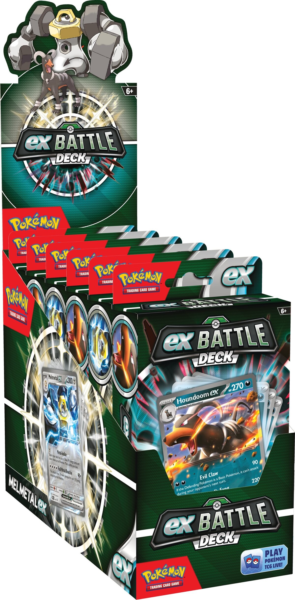 Pokémon Company Pokémon TCG: ex Battle Deck - Melmetal & Houndoom - PCI85591 - expresní doprava