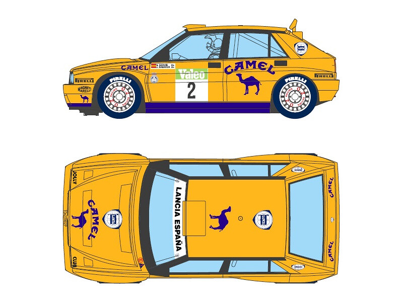 SCX Classic Lancia Delta Integrale Servia 88 - SCXU10521X300 - expresní doprava