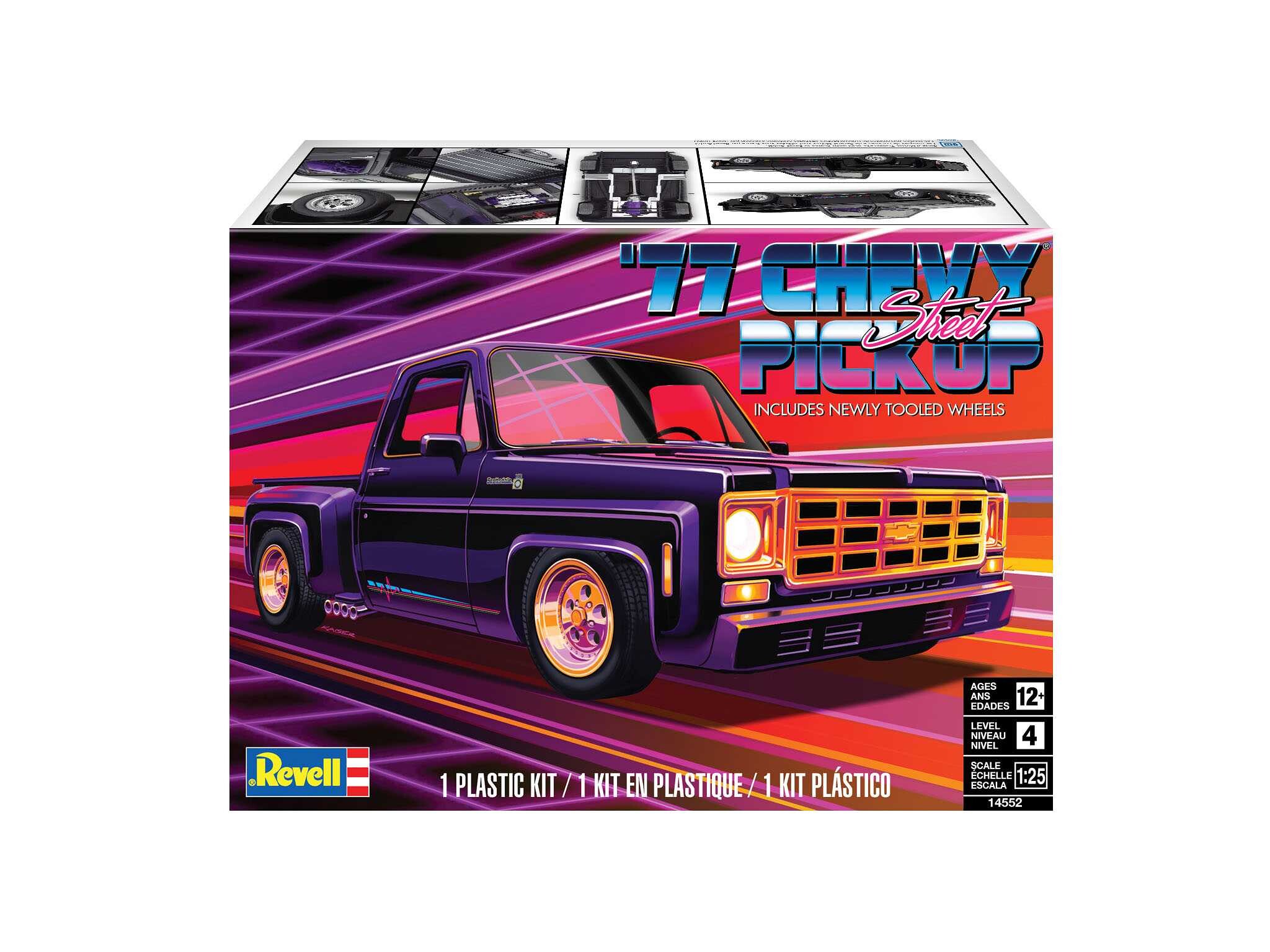 Plastic ModelKit MONOGRAM auto 4552 - 76 Chevy Squarebody Street Truck (1:24) - 85-4552 - expresní doprava