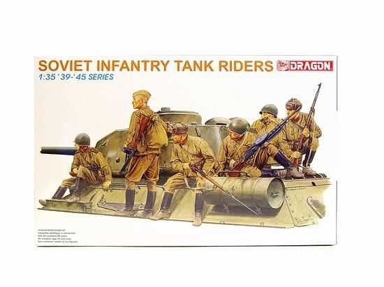 Model Kit figurky 6197 - SOVIET INFANTRY TANK RIDERS (1:35) - 34-6197 - expresní doprava