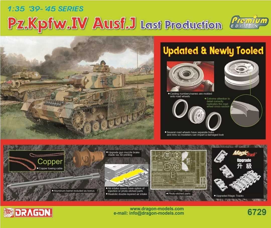 Model Kit tank 6729 - Pz.Kpfw.IV Ausf.J LAST PRODUCTION (1:35) - 34-6729 - expresní doprava