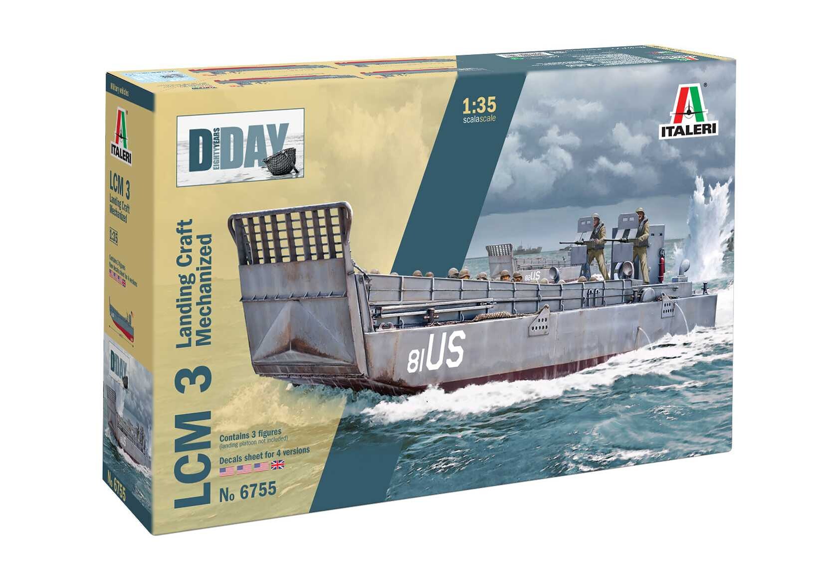 Model Kit loď 6755 - LCM3 (1:35) - 33-6755 - expresní doprava