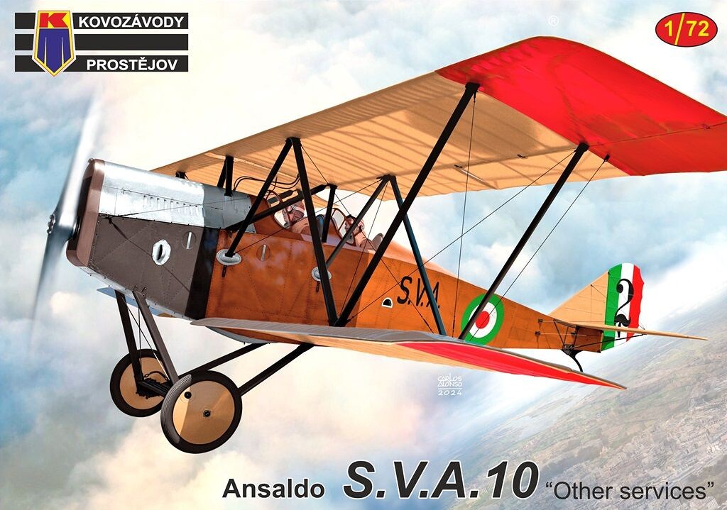 1:72 Kovozávody KPM448 Ansaldo S.V.A.10 "Other services" 1/72 - 141/KPM448 - expresní doprava